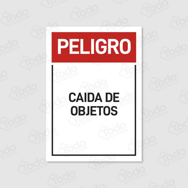 Letrero Caida De Objetos PE188-T17x24