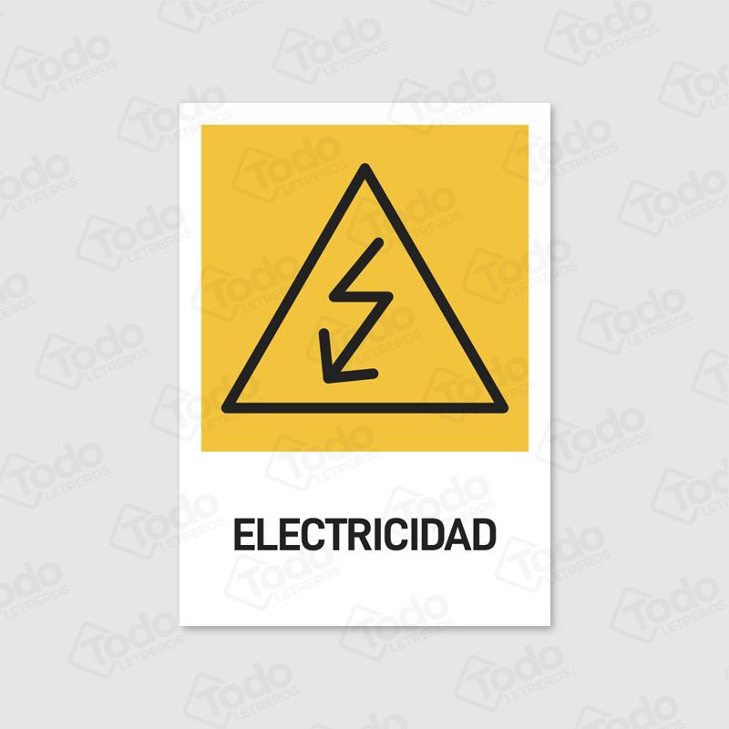 Letrero Electricidad AD140-T17x24