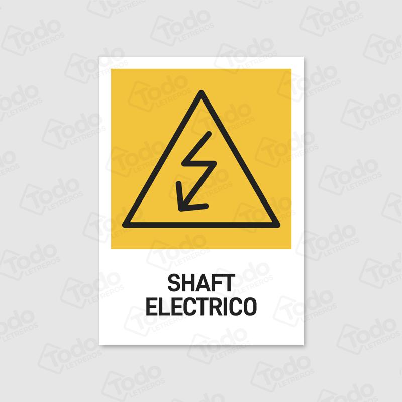 Letrero Shaft Electrico AD139-T17x24